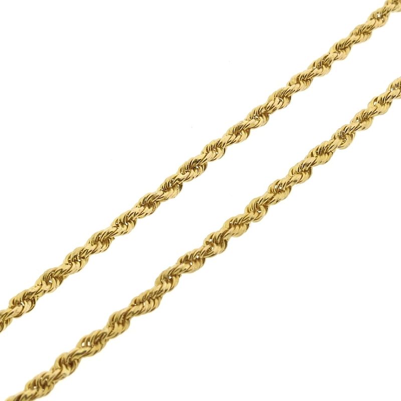 Image 6 of 22 carat gold twisted link chain