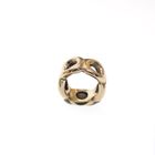 Image 3 of Pandora spacer; Gold; Holes