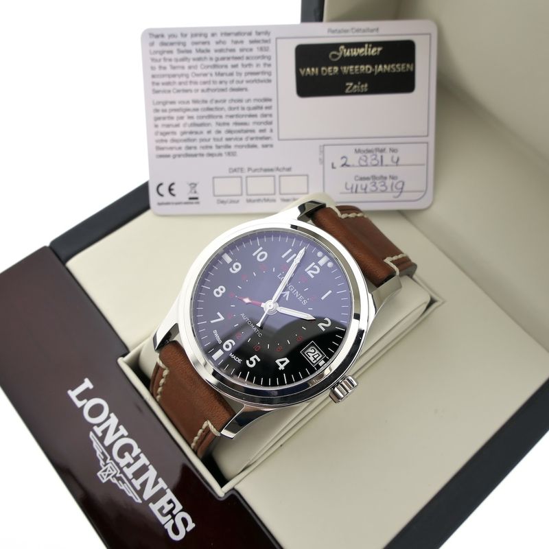 Image 16 of Longines Heritage Avigation GMT L2.831.4; Automatic men's watch