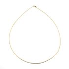 Image 4 of Gold round omega link necklace