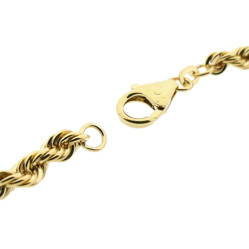 Image 3 of Twisted Link Chain; 14 Karat; 45.5 cm