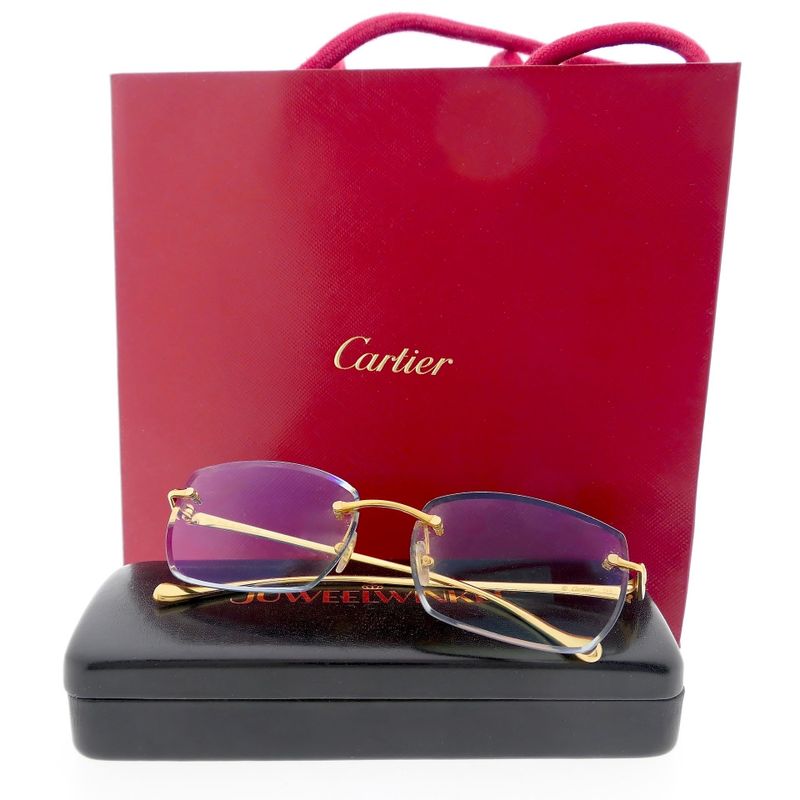 Image 10 of Vintage Cartier glasses Panthère CT0061O 002