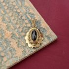 Image 11 of Vintage gold pendant with garnet