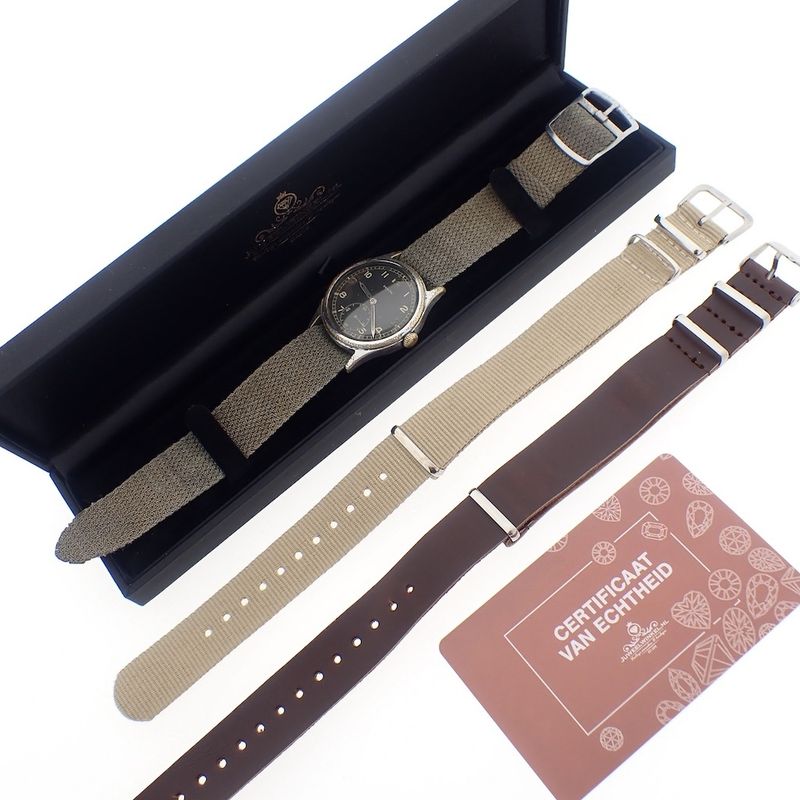 Image 2 of Zenith Military 'Dienstuhr'; German WWII watch