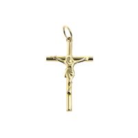 Gold pendant of a cross with corpus