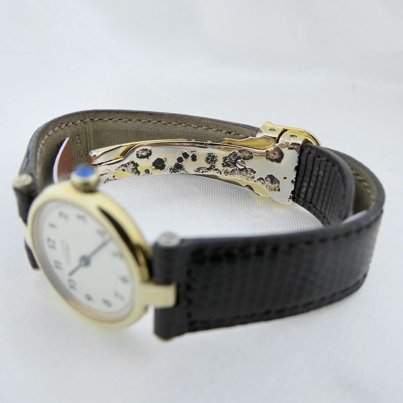 Image 10 of Cartier 'Must de Vendome' Vermeil; Ladies watch