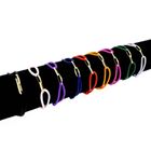 Image 8 of Forever Knots® Handmade Purple Satin Bracelet with Gold Link