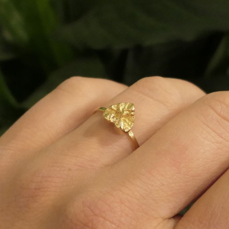Image 8 of Golden Lapponia ring; Heart
