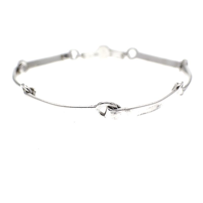 Image 1 of Silver smooth link bracelet; 19 cm | ESPRIT