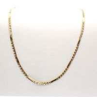 8-karat closed Figaro link chain | 42 cm