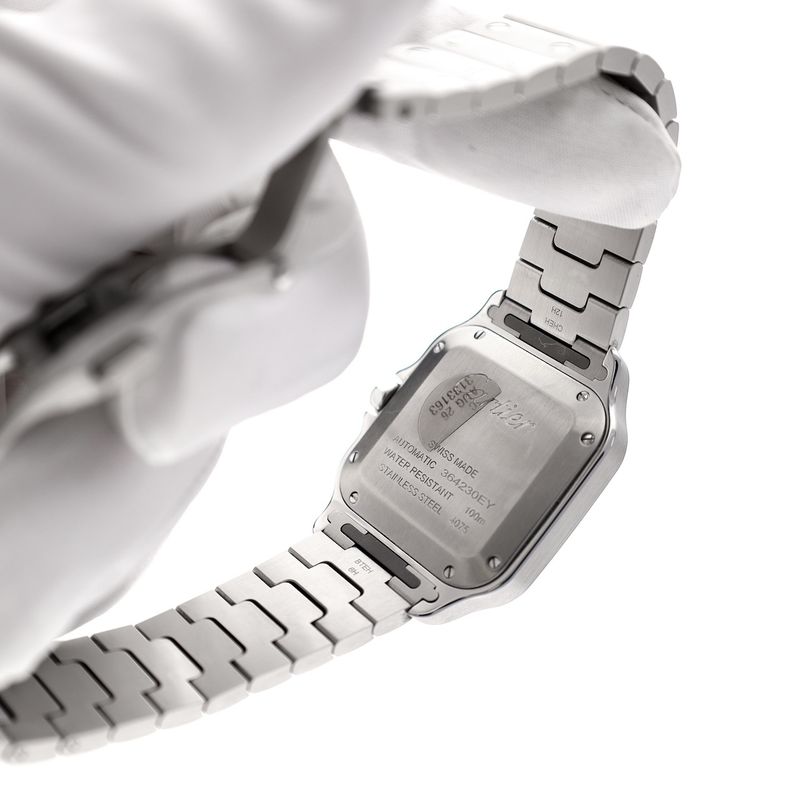 Image 21 of Cartier Santos 'Medium' 4075 WSSA0029; Automatic watch