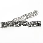 Image 3 of Silver bracelet with floral motif | 19 cm