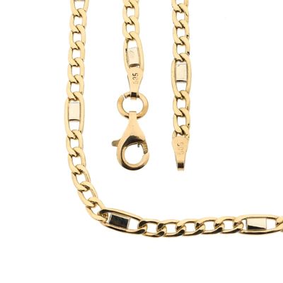 Image 1 of Two-tone gold fantasy link necklace