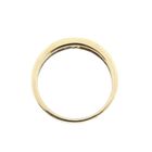 Image 3 of Two-tone gold solitaire ring with diamond; 0.03 ct.