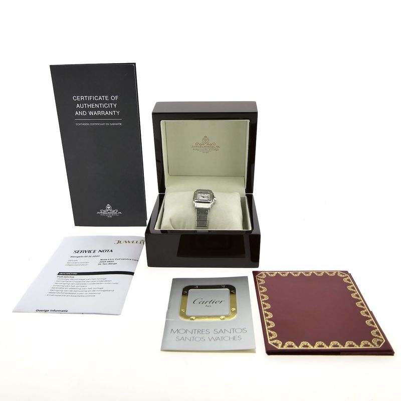 Image 3 of Cartier Santos Galbèe Automatic 0901; Vintage dames horloge