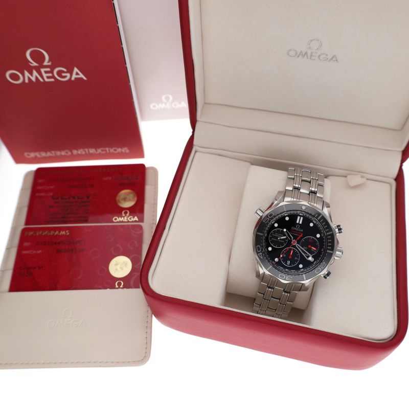 Image 14 of Omega Seamaster Diver 300M Chronograph 212.30.44.50.01.001; Automatic Men's Watch