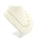 Image 3 of Gold cobra link necklace with fixed pendant | 41.5 cm