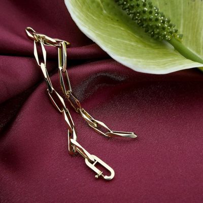 Gold closed forever bracelet Image 2 of Gold closed forever bracelet