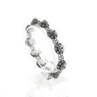 Image 1 of Vintage silver bracelet with Zeeland buttons | 18.5 cm