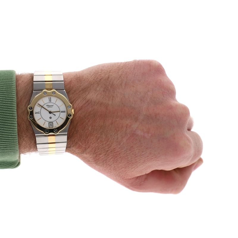 Image 8 of Chopard St. Moritz 8023; 18k. Gold/Stainless Steel Unisex Watch