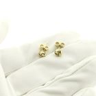 Image 2 of Gold stud earrings | knot