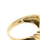Image 8 of Vintage Gold Ring with Synthetic Purple Gemstone