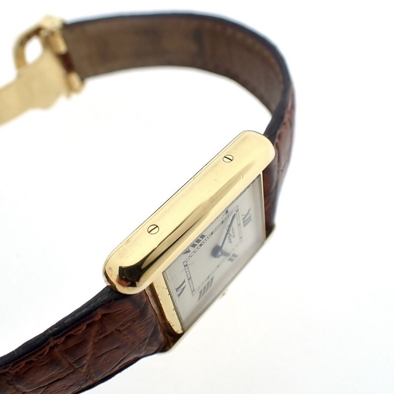 Image 5 of Cartier Tank 'Vermeil'; Women's watch