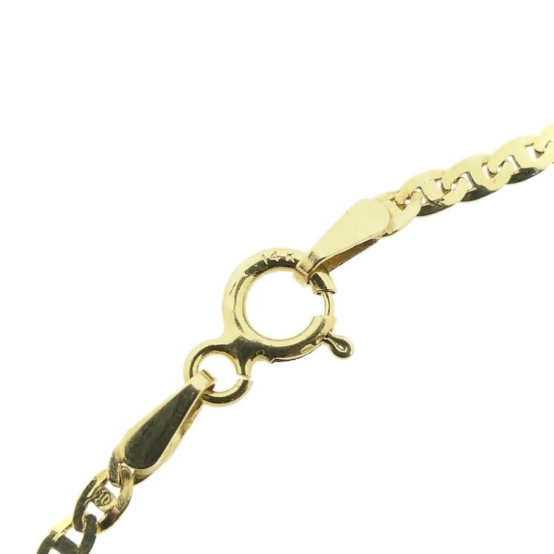 Image 6 of Two-tone necklace with a fixed pendant and a 0.005 ct. diamond | 46 cm