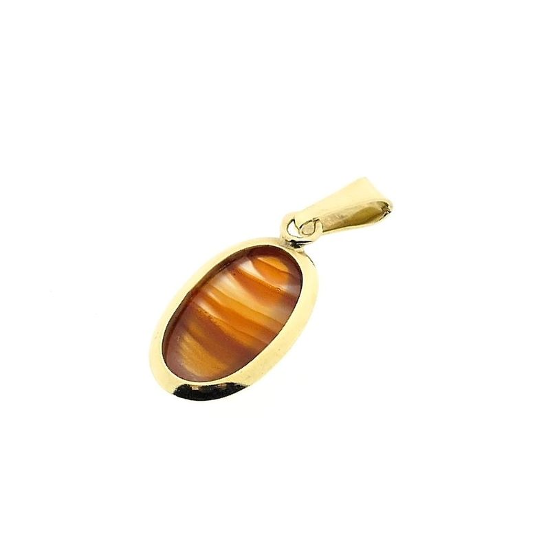 Image 3 of Vintage gold pendant with bandagate