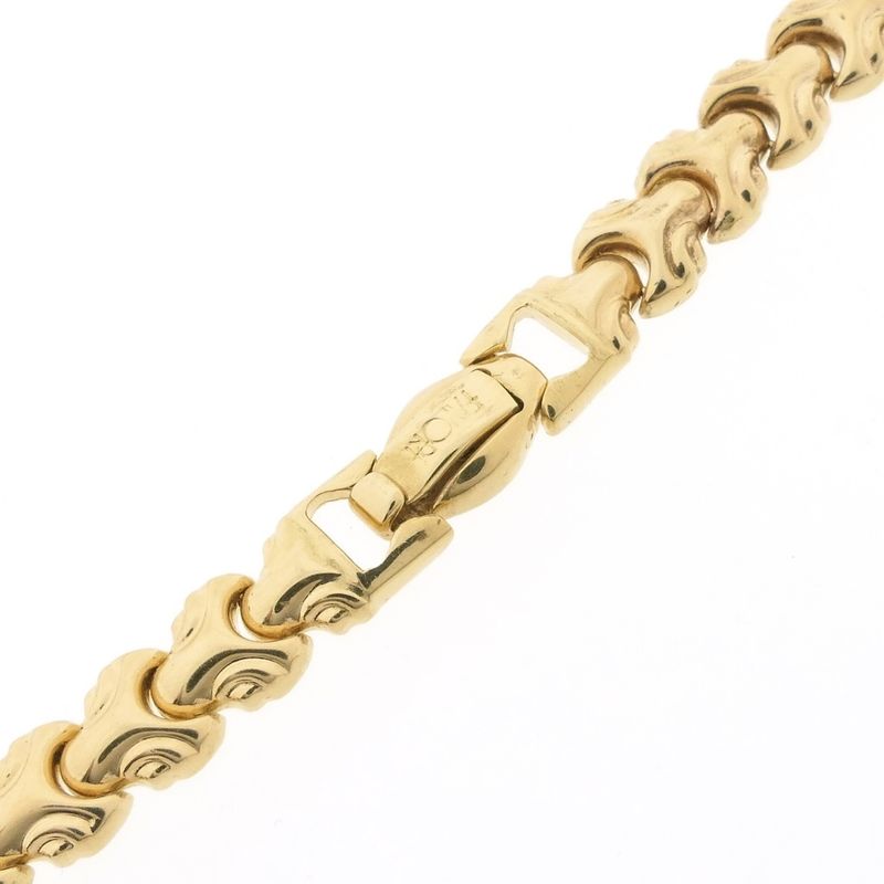 Image 5 of Luxurious gold necklace with zirconia and tourmaline