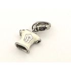 Image 3 of Silver T-shirt charm/pendant; enameled