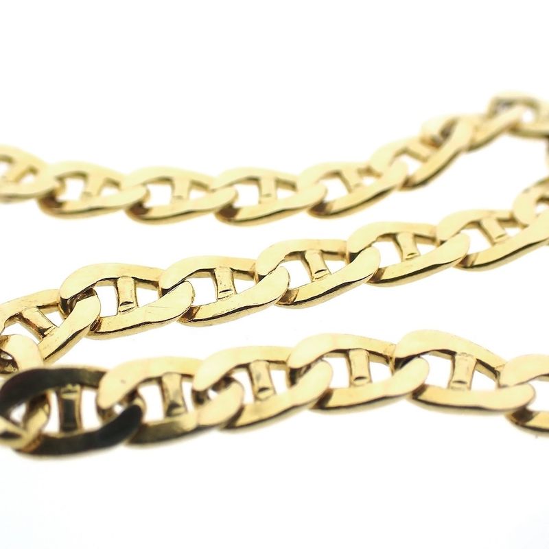 Image 7 of Gold navy link chain | 49 cm
