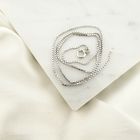 Image 8 of White gold Venetian link chain