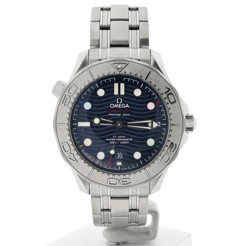 Image 17 of Omega Seamaster Diver 300M 'Beijing 2022' 522.30.42.20.03.001; Automatic diving watch