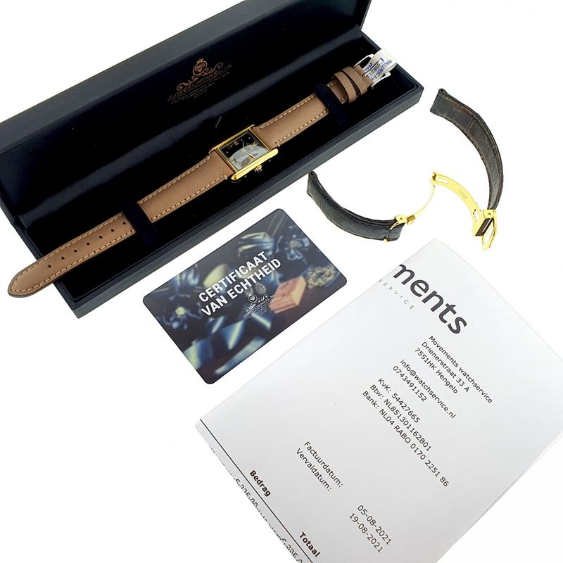 Image 2 of Cartier Tank Vermeil; Women's watch