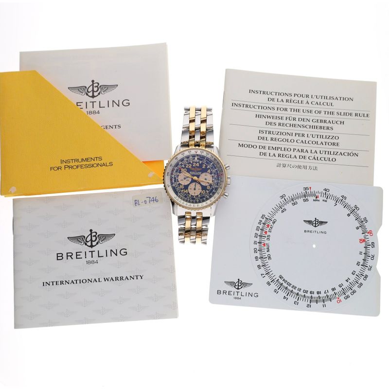 Image 16 of Breitling Navitimer Cosmonaute D12022; Vintage Men’s Watch in Full Set