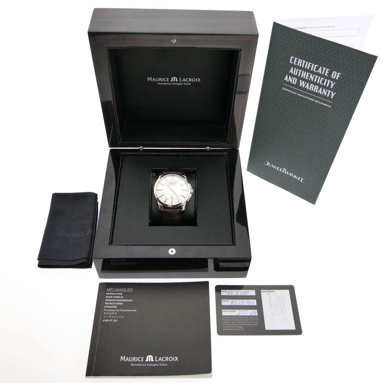 Maurice Lacroix Pontos 'Day-Date' PT6158 | Juweelwinkel.nl