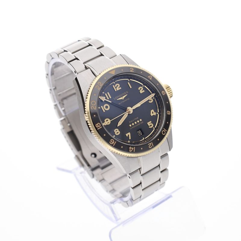 Image 3 of Longines Spirit Zulu Time Chronometer L3.802.5.53.6; Automatic men's watch with UTC