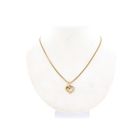 Image 6 of Gold heart pendant with diamonds | 0.015 ct.