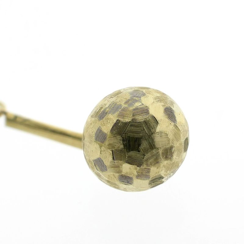 Image 2 of Vintage gold pendant with ball