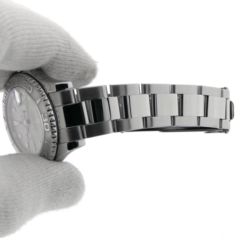 Image 19 of Rolex Yachtmaster 168622; Unisex watch with platinum bezel/dial