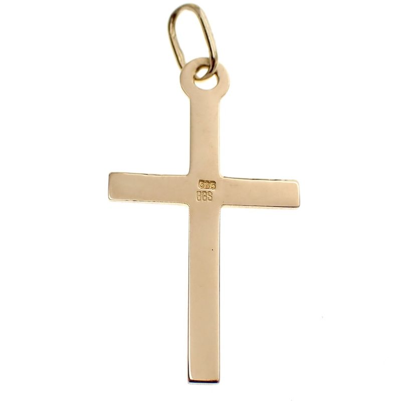 Image 3 of Gold pendant of a cross.