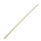 Image 7 of Gold flat king's link bracelet | 19 cm