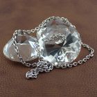 Image 3 of White gold anchor link chain | 66 cm