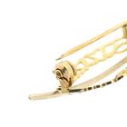 Image 5 of Vintage two-tone gold brooch with pearl