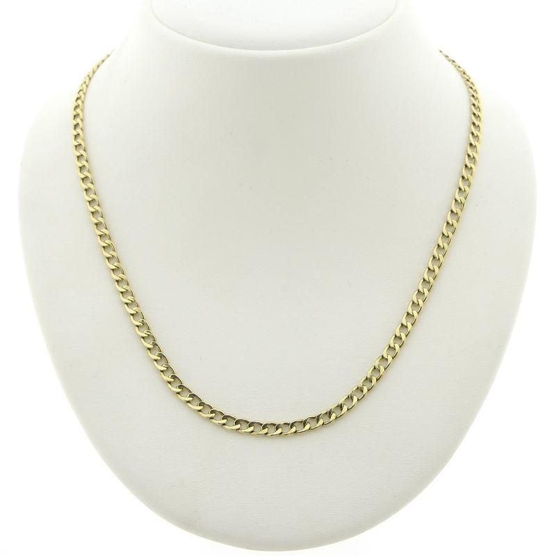 Image 1 of Gold gourmet link chain | 50 cm