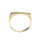 Image 5 of Gold subtle ring with diamonds | 0.03 ct.