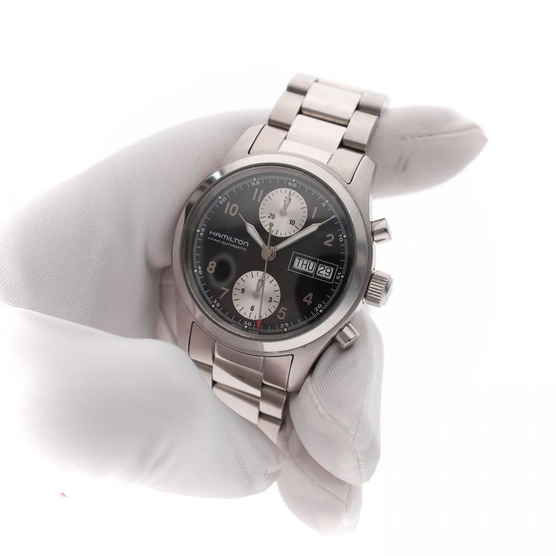 Image 5 of Hamilton Khaki Chronograph H714660; Automatic Watch
