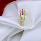 Image 2 of 18 carat gold pendant of Queen Nefertiti with ruby