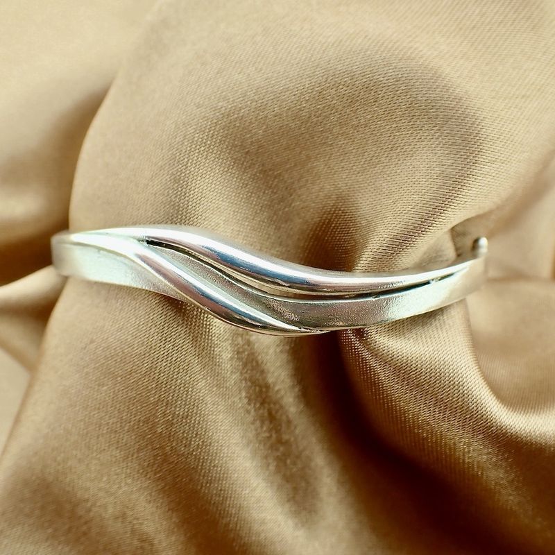 Image 4 of Silver fantasy slave bracelet | Ø 58 mm